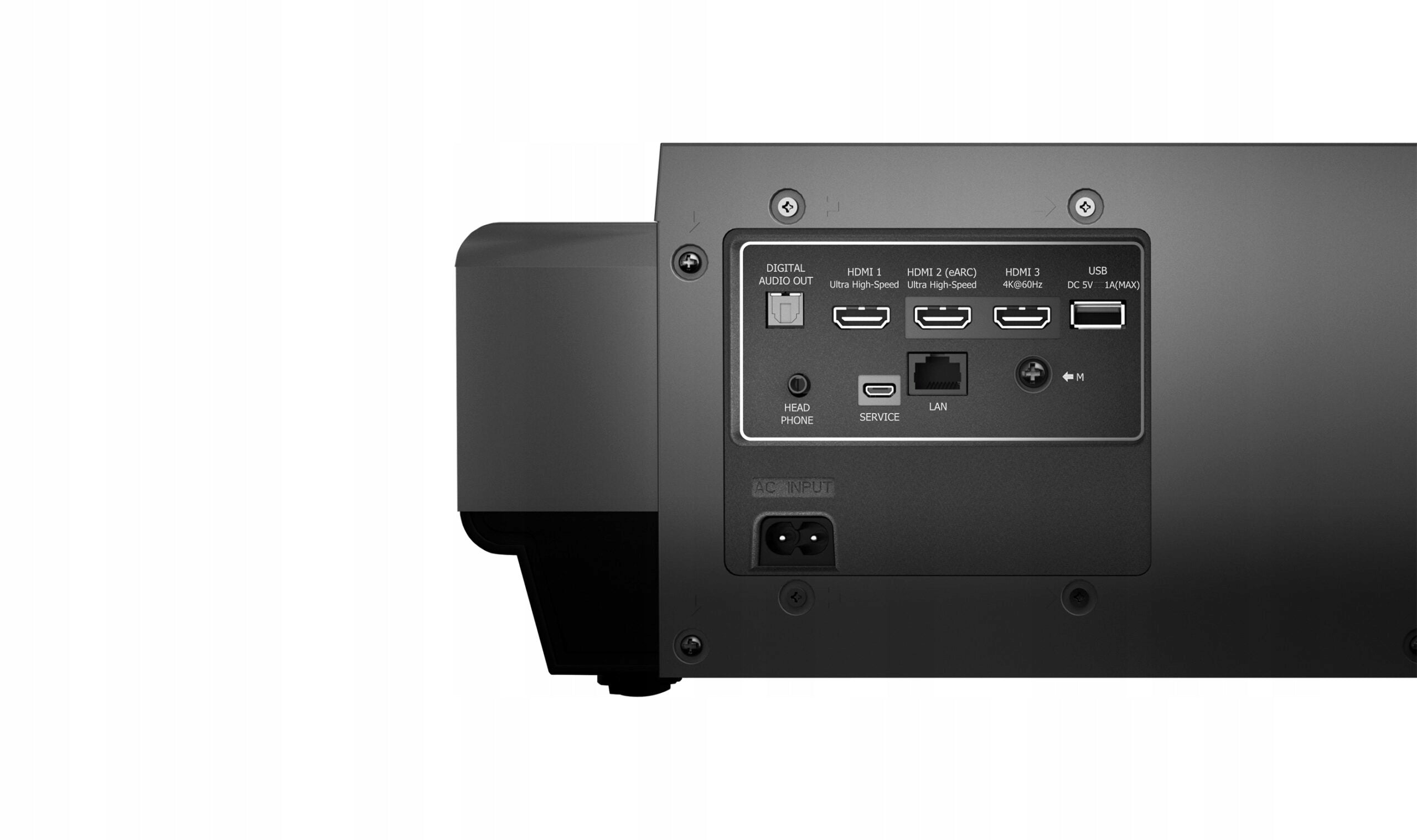 PROJECTOR HISENSE PX2-PRO + FREEBIE HDMI HOLDER AND CABLE Color gray