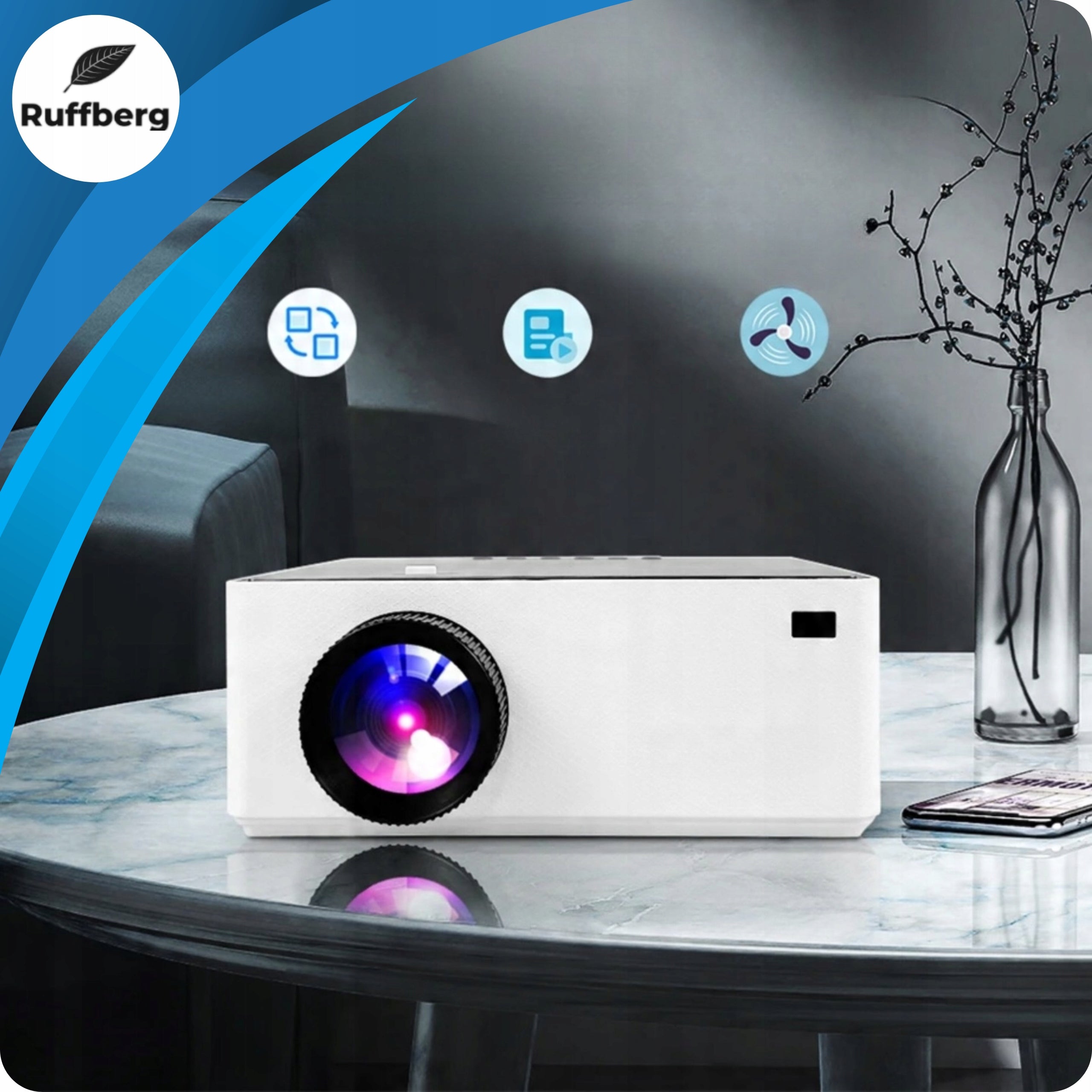 PROJECTOR HOME PROJECTOR 4K 8K VIDEO M7 ANDROID 11 250ANSI LED FULL HD Brand no brand