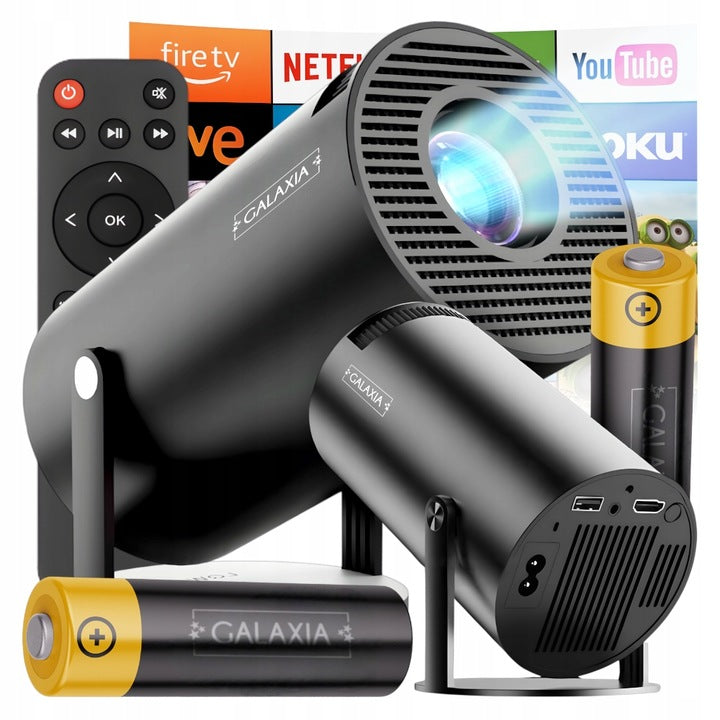 PROJECTOR MINI PORTABLE ANDROID LED WIFI FULL HD SMART TV HY300
