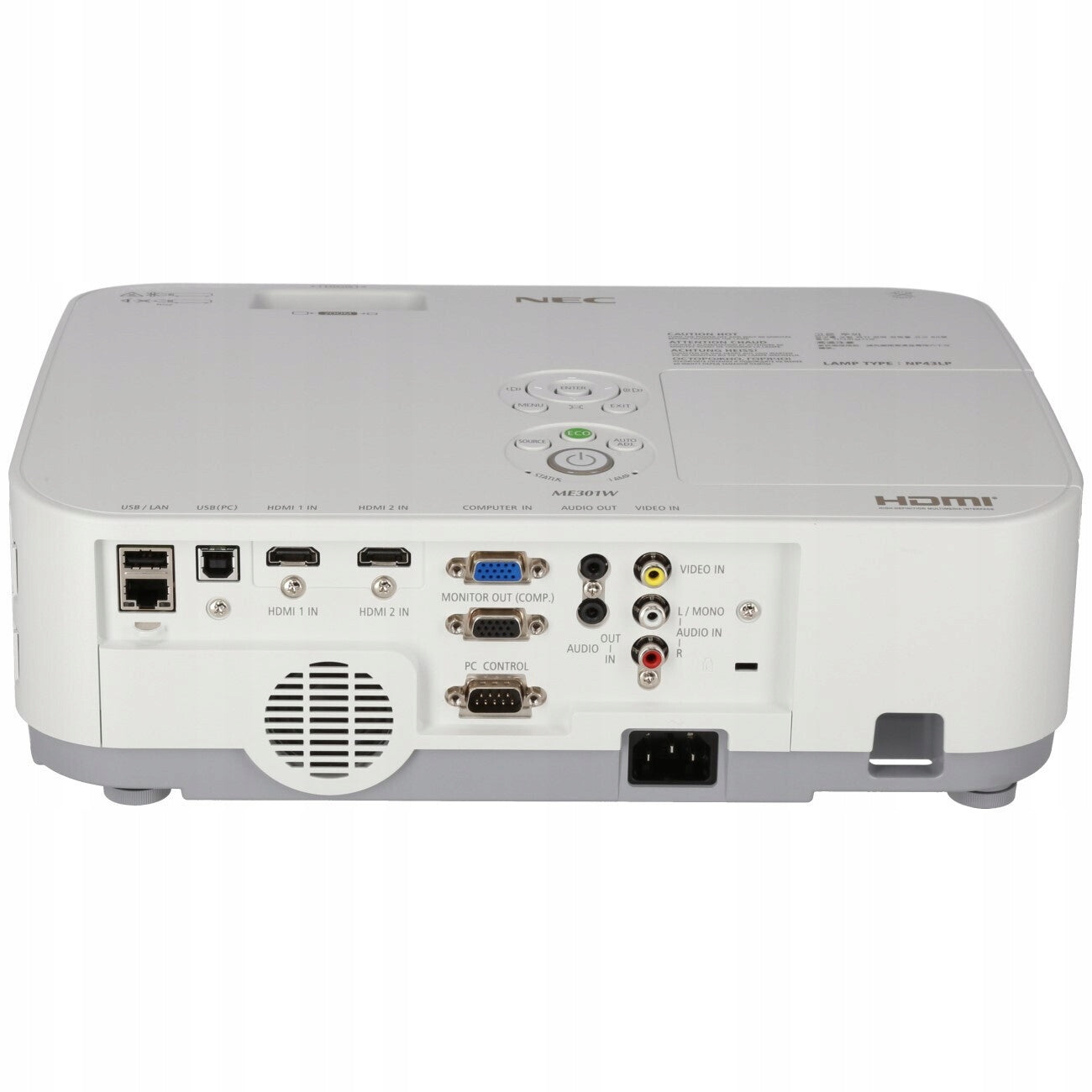 PROJECTOR NEC ME301W + FREEBIE HANDLE Color white