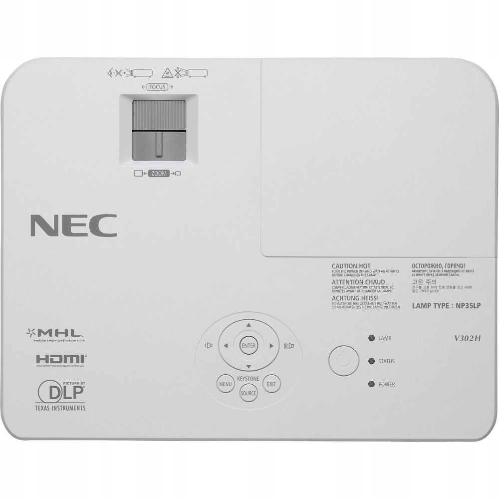 PROJECTOR NEC V302H + FREEBIE HANDLE Color white