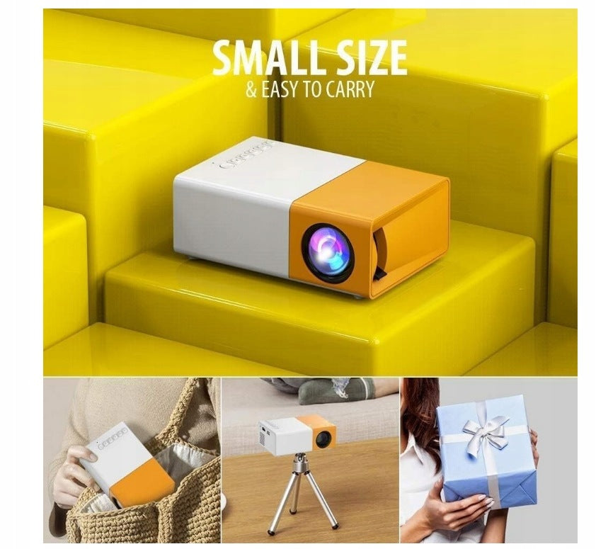 PROJECTOR PORTABLE HOME THEATER MINI LED FULL HD USB FOR MOVIES GIE Manufacturer code 01063