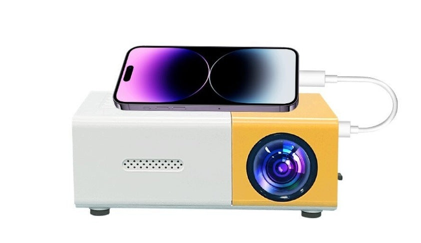 PROJECTOR PORTABLE HOME THEATER MINI LED FULL HD USB FOR MOVIES GIE Packaging status original