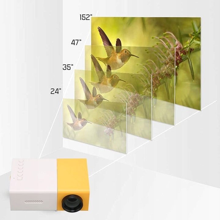 PROJECTOR Portable Home Theater MINI LED FULL HD USB FOR GAMING MOVIES Manufacturer code AG251008055182