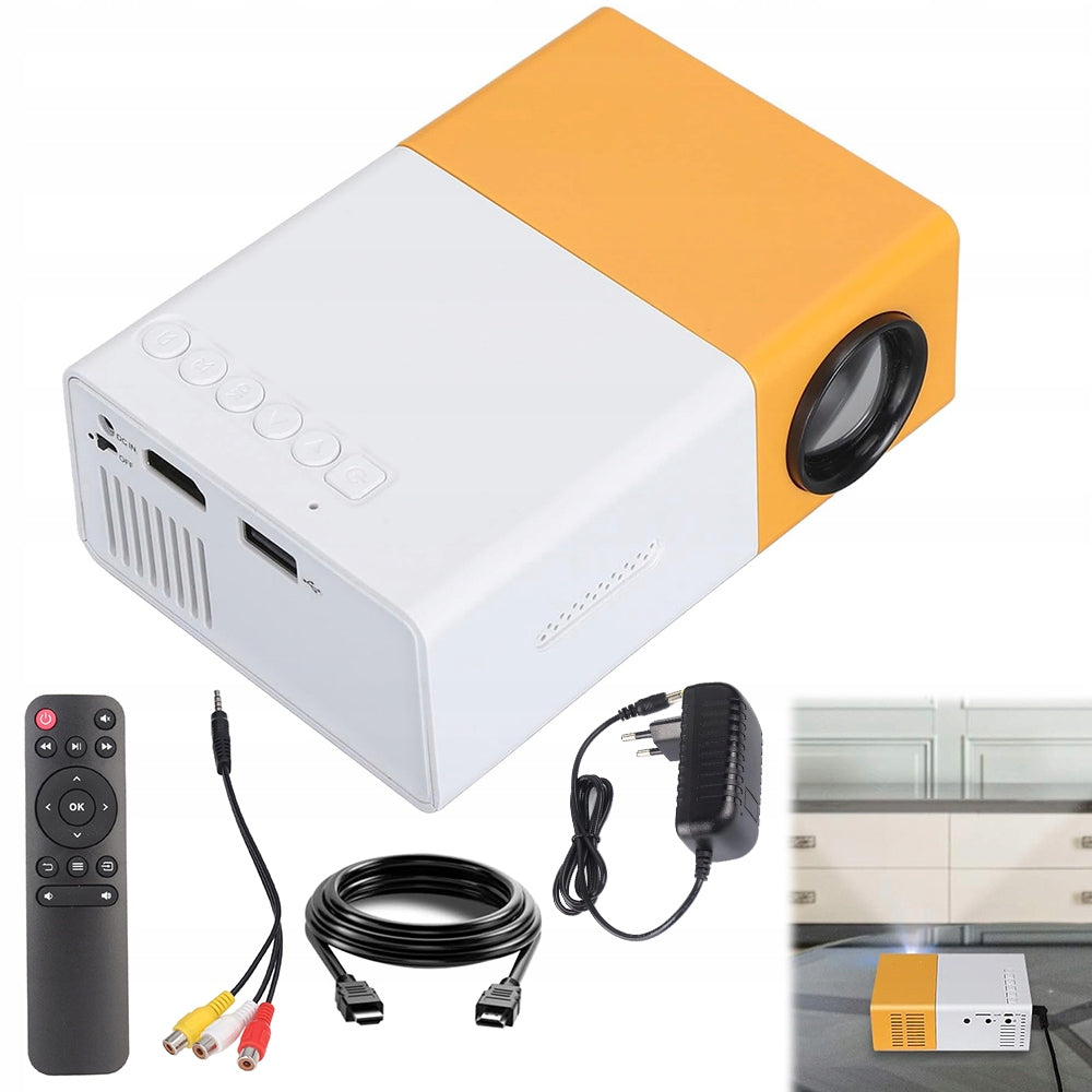 PROJECTOR Portable Home Theater MINI LED FULL HD USB FOR GAMING MOVIES