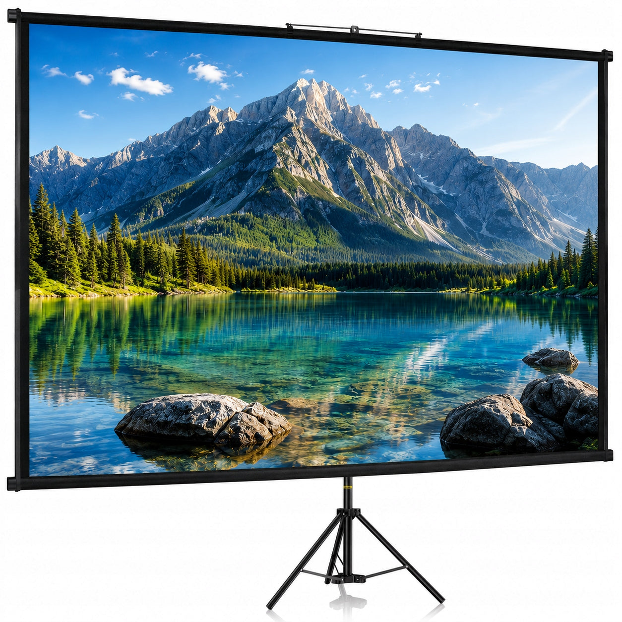 PROJECTOR SCREEN 100 INCH 4K HD TRIPOD ADJUSTABLE HOME THEATER BAG