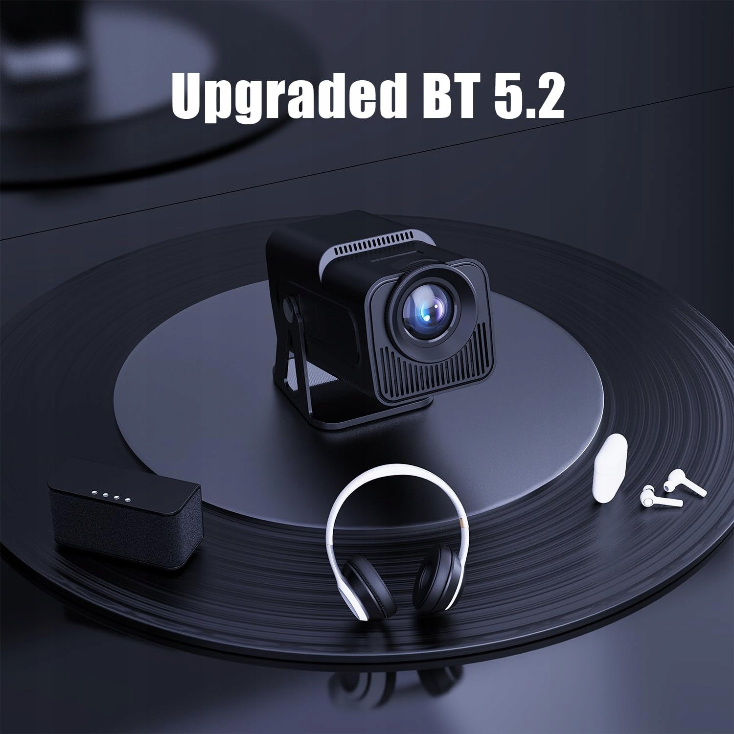 PROJECTOR SMART ANDROID 13 1080P 320 ANSI WI-FI 5G BLUETOOTH NETFLIX EAN (GTIN) 5907225077204