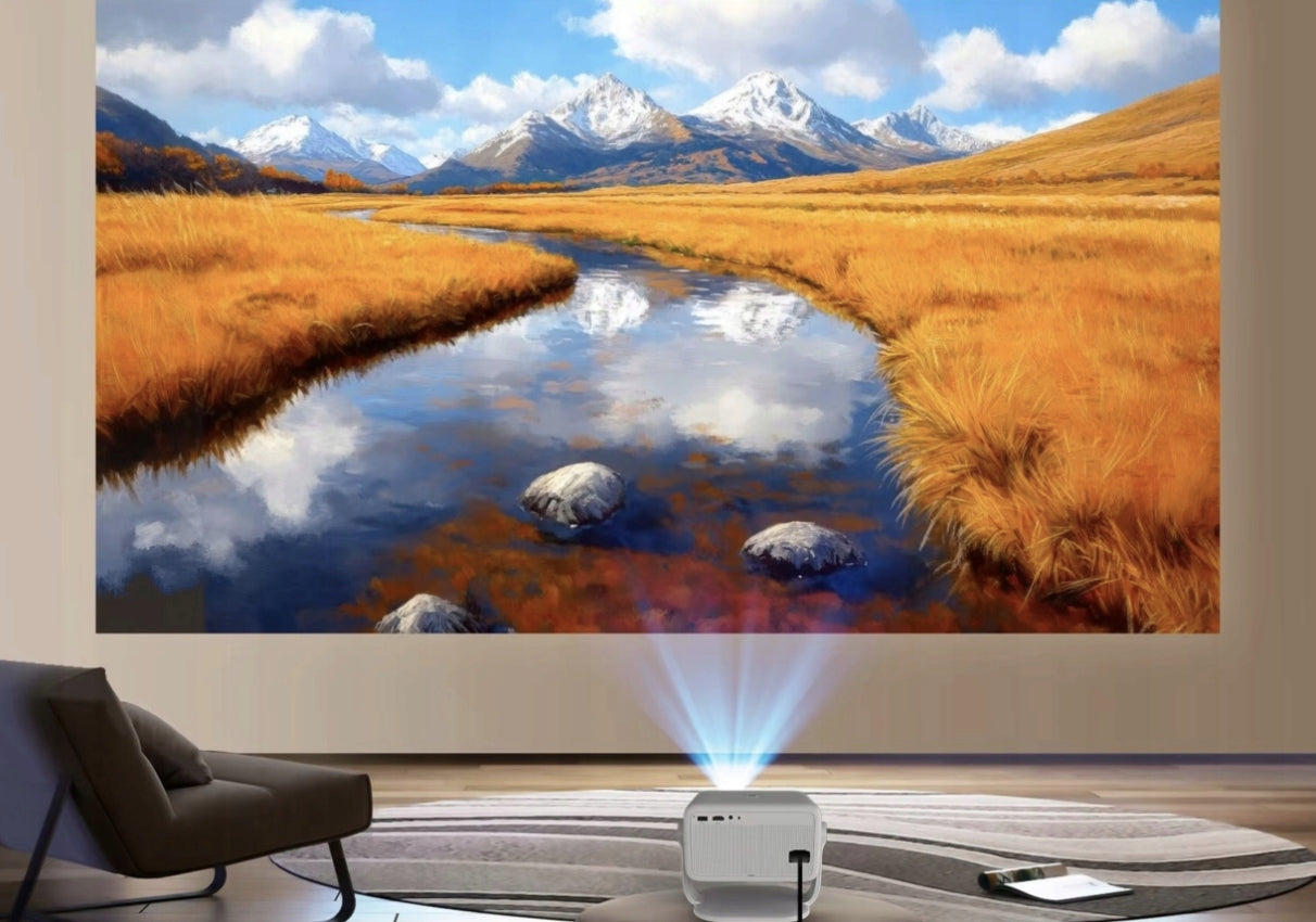 PROJECTOR SMART MAGCUBIC L018 4K 1080p ANDROID LED TV WiFi SPEAKER BT 2025 Brand Magcubic