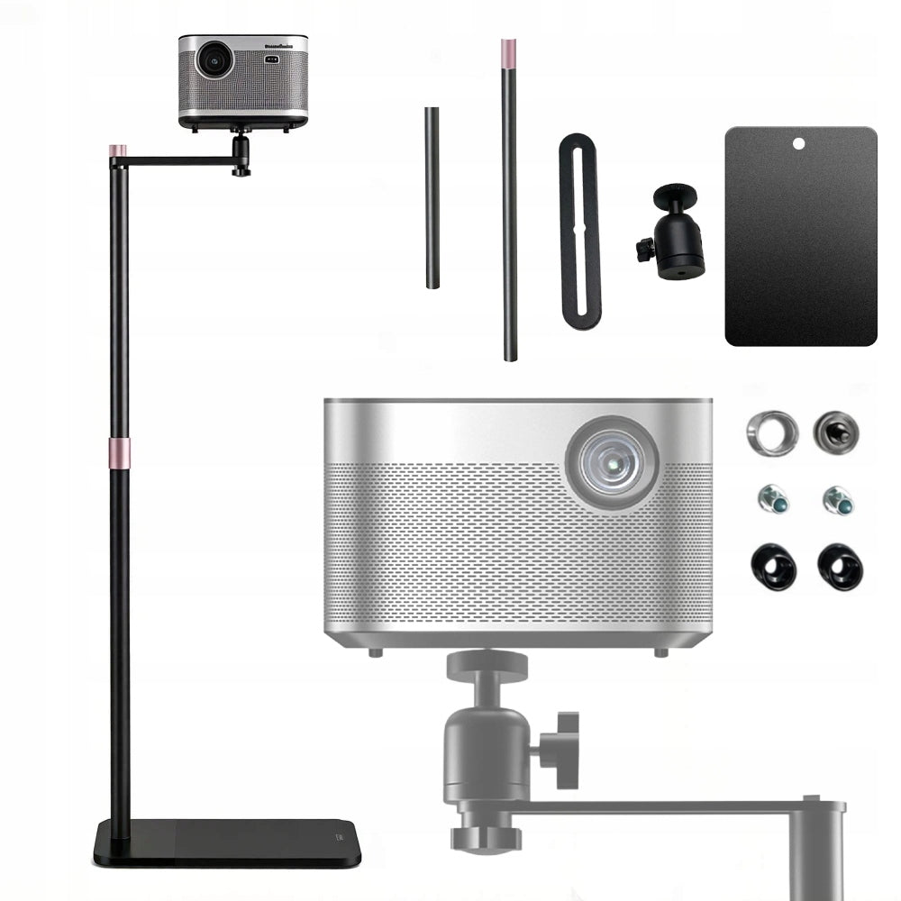 PROJECTOR STAND WITH HEIGHT ADJUSTMENT 135CM ROTATION DURABLE BLACK