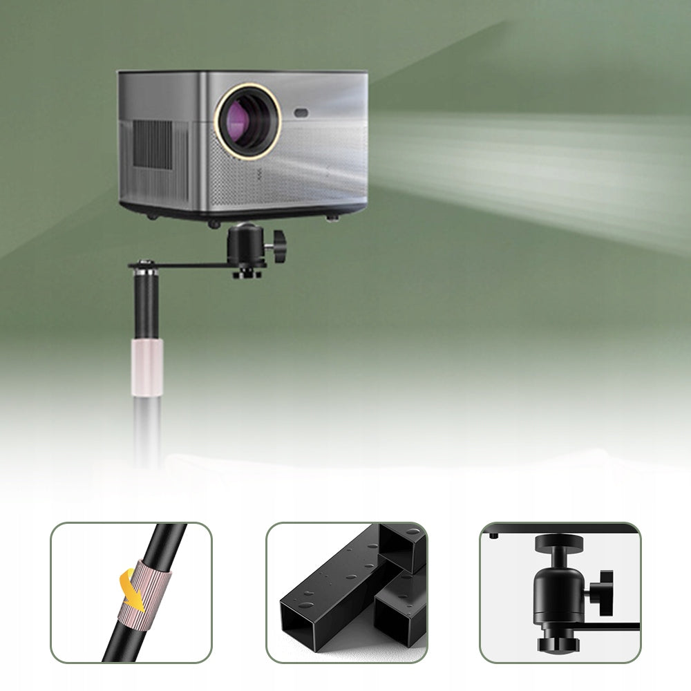 PROJECTOR STAND WITH HEIGHT ADJUSTMENT 90.5-135CM ROTATION DURABLE BLACK Manufacturer code FDF22DE6388