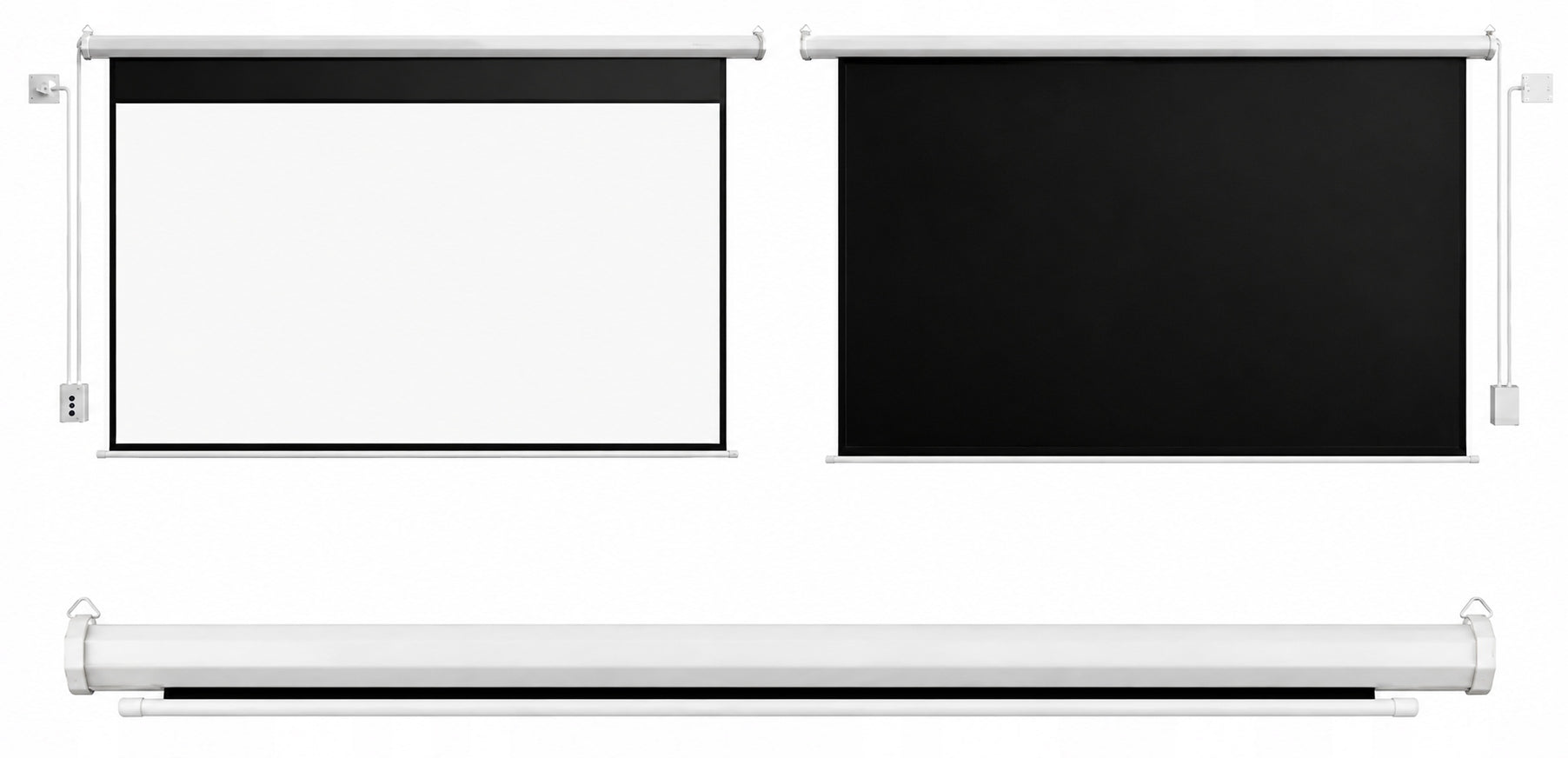 PROJECTOR WALL PROJECTION SCREEN ELECTRIC AUTOMATIC REMOTE CONTROL 100 INCH Manufacturer code 00016D07