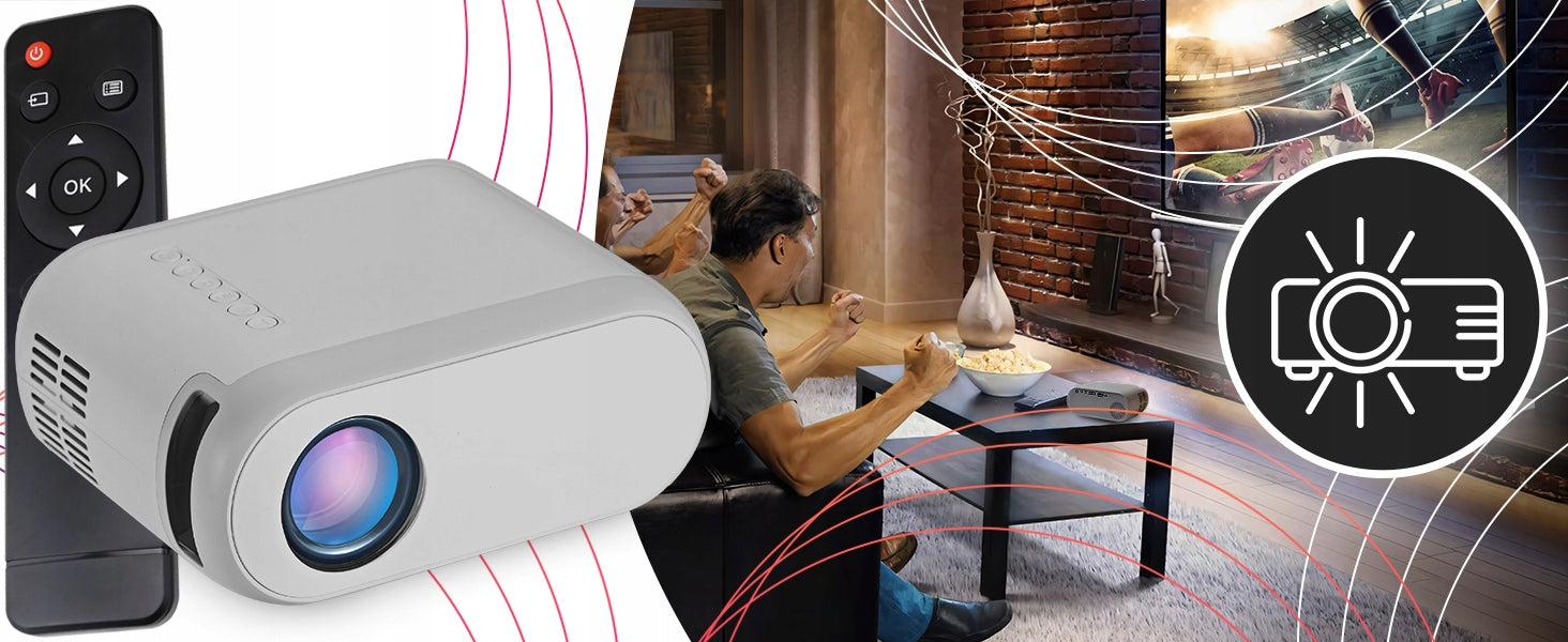 PROJECTOR WIFI HOTSPOT FULL HD 1080P 3000LM LED PORTABLE SPEAKER Manufacturer code ER1160