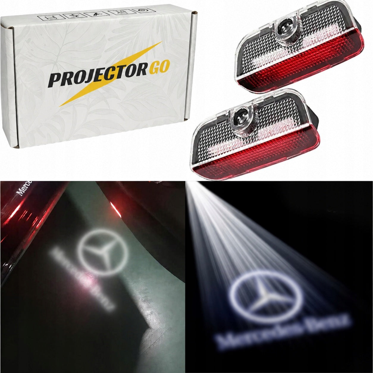 PROJECTORS LED WELCOME LIGHTS FOR MERCEDES W212 W213 W246 W176 EQA EQB EQC