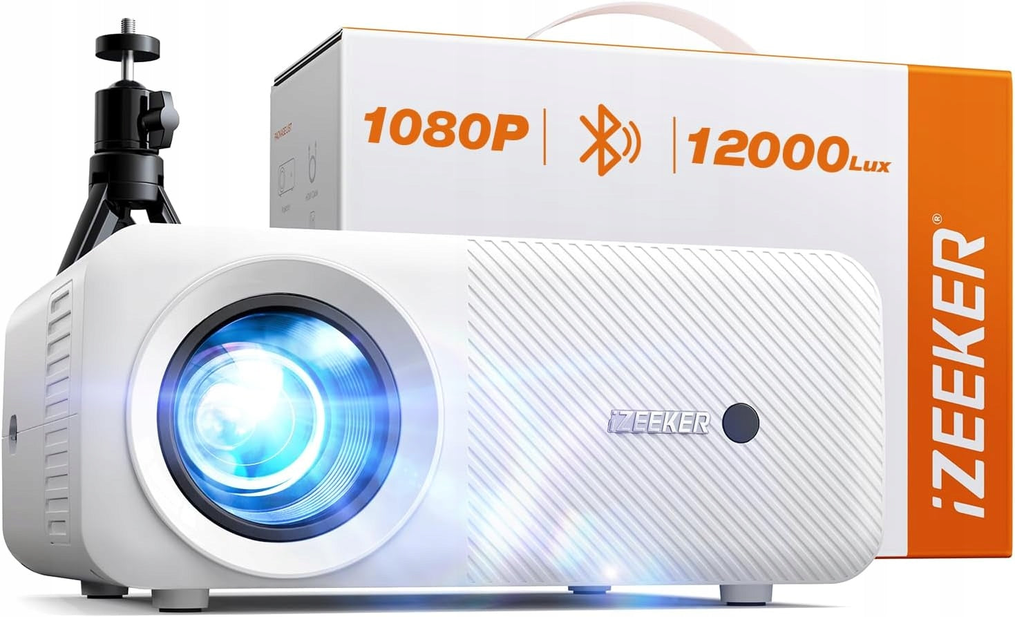 PROJEKTOR DOMOWY iZEEKER 1080P BLUETOOTH 5.2 12000lm + STATYW KINO DOMOWE Manufacturer code B0CKYY4HBP