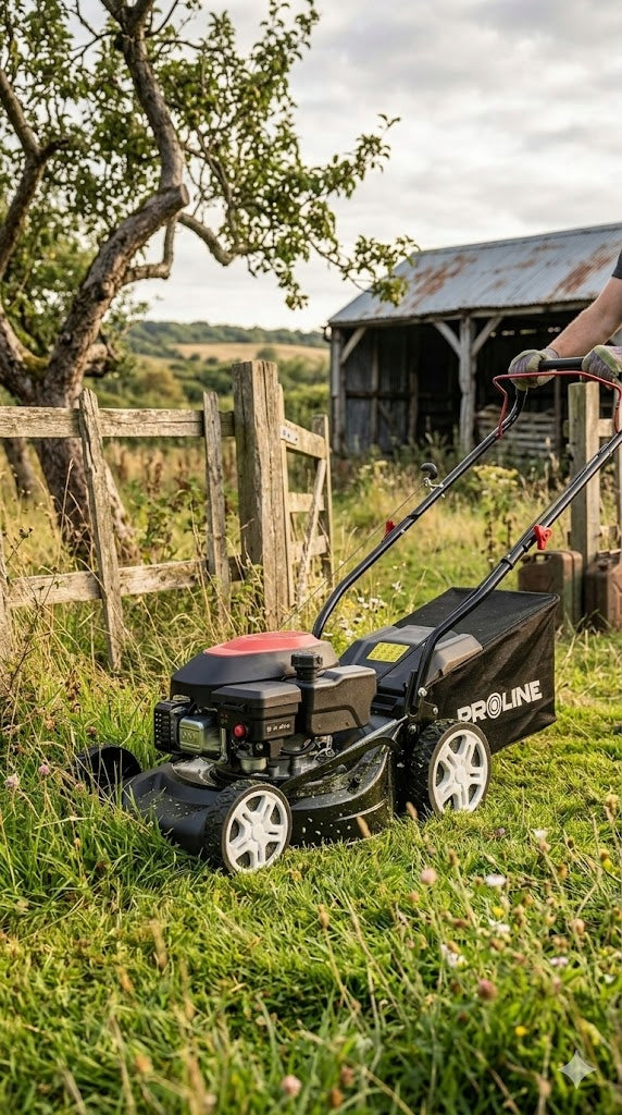 PROLINE DIESEL LAWN MOWER WITHOUT DRIVE WITH ADJUSTABLE 41cm, 131cc, 3HP Brand Proline