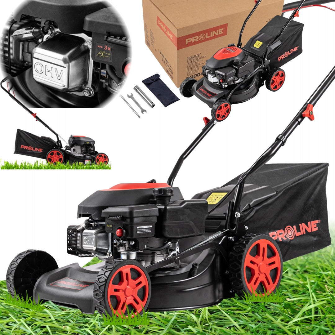 PROLINE DIESEL LAWN MOWER WITHOUT DRIVE WITH ADJUSTABLE 41cm, 131cc, 3HP