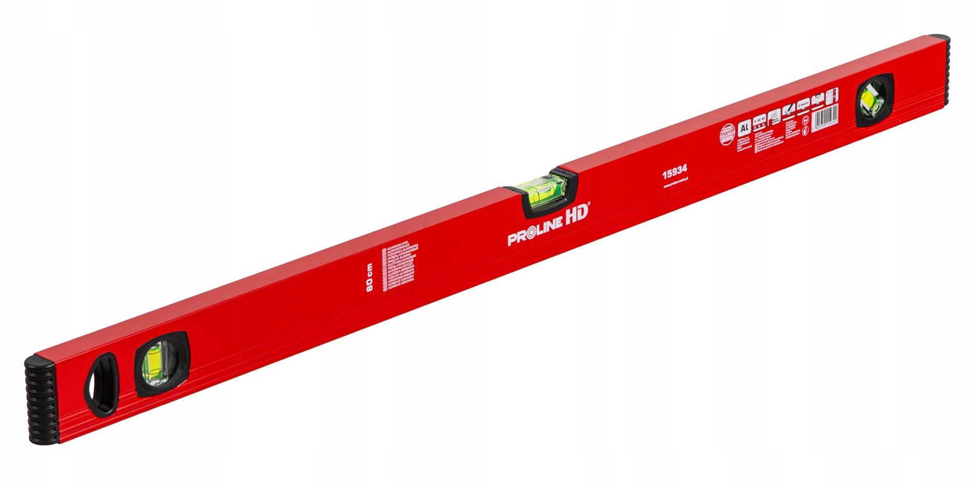 PROLINE HD Level aluminium milled edge 3 libels 80 cm