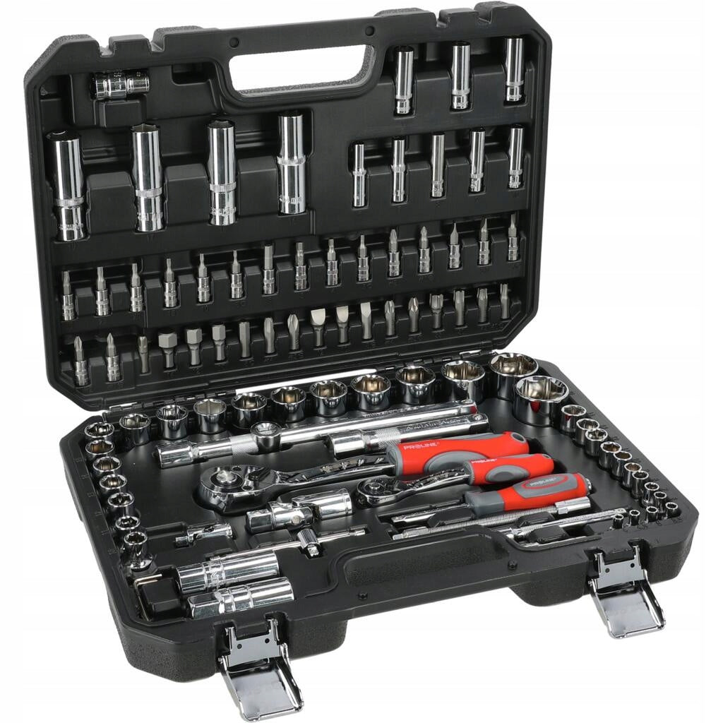 PROLINE SOCKET WRENCH SET 1/2" 1/4" TORX BITS CAPS CrV W