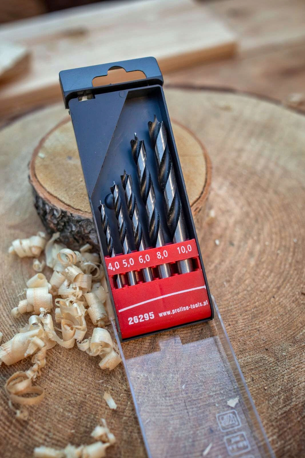 PROLINE Wood drill bits 3-10 mm set of 8 elements Packaging status original