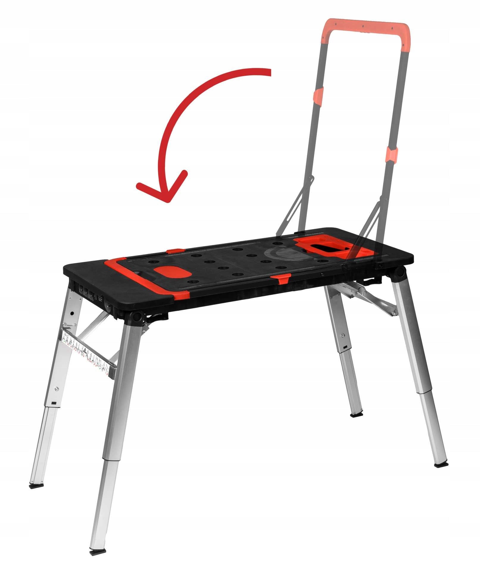 PROLINE Workbench folding trolley 7in1 1390x590x780mm 62001 Brand Proline