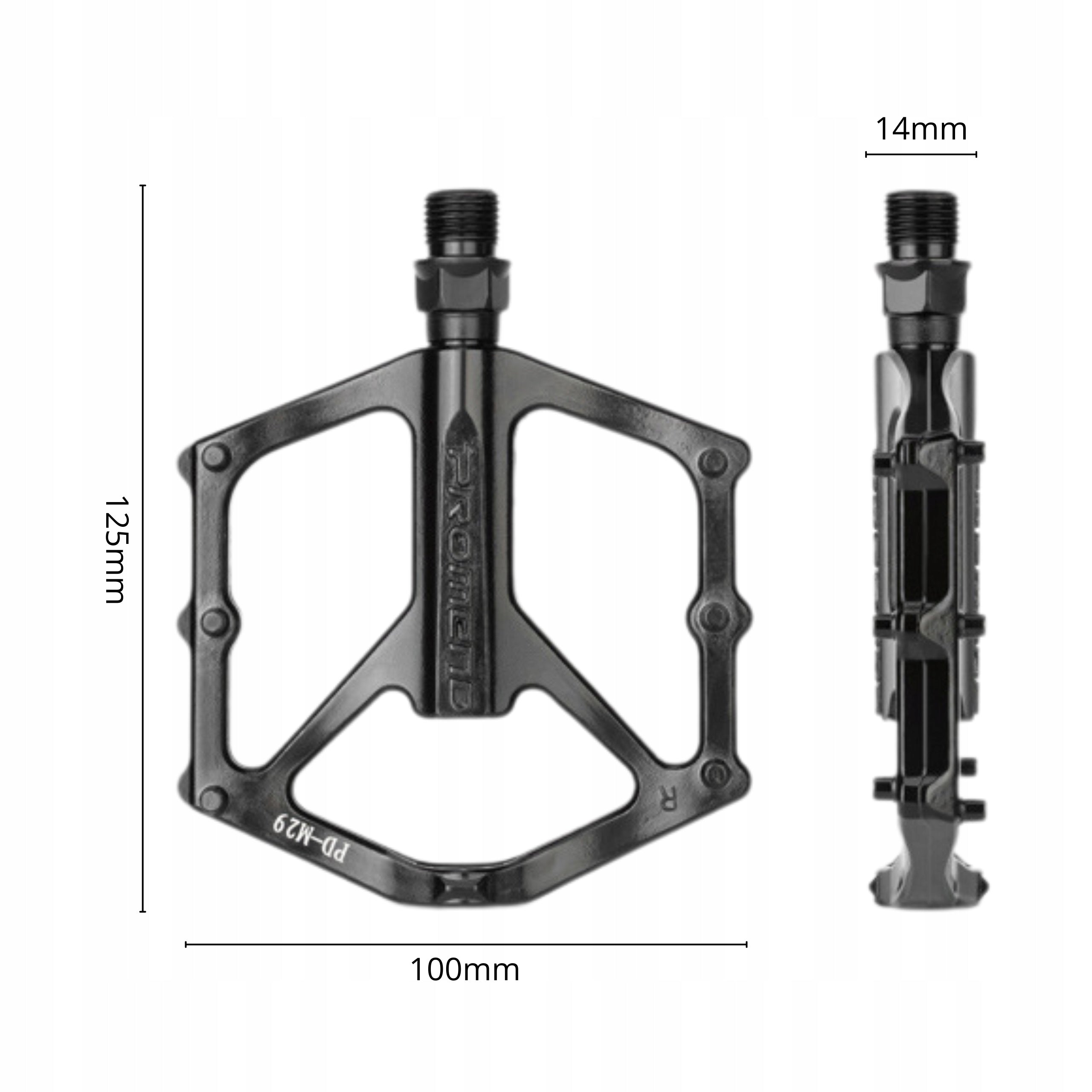 PROMEND ALUMINUM PLATFORM BIKE PEDALS FOR MTB BIKE SET OF 2 EAN (GTIN) 5907068863781