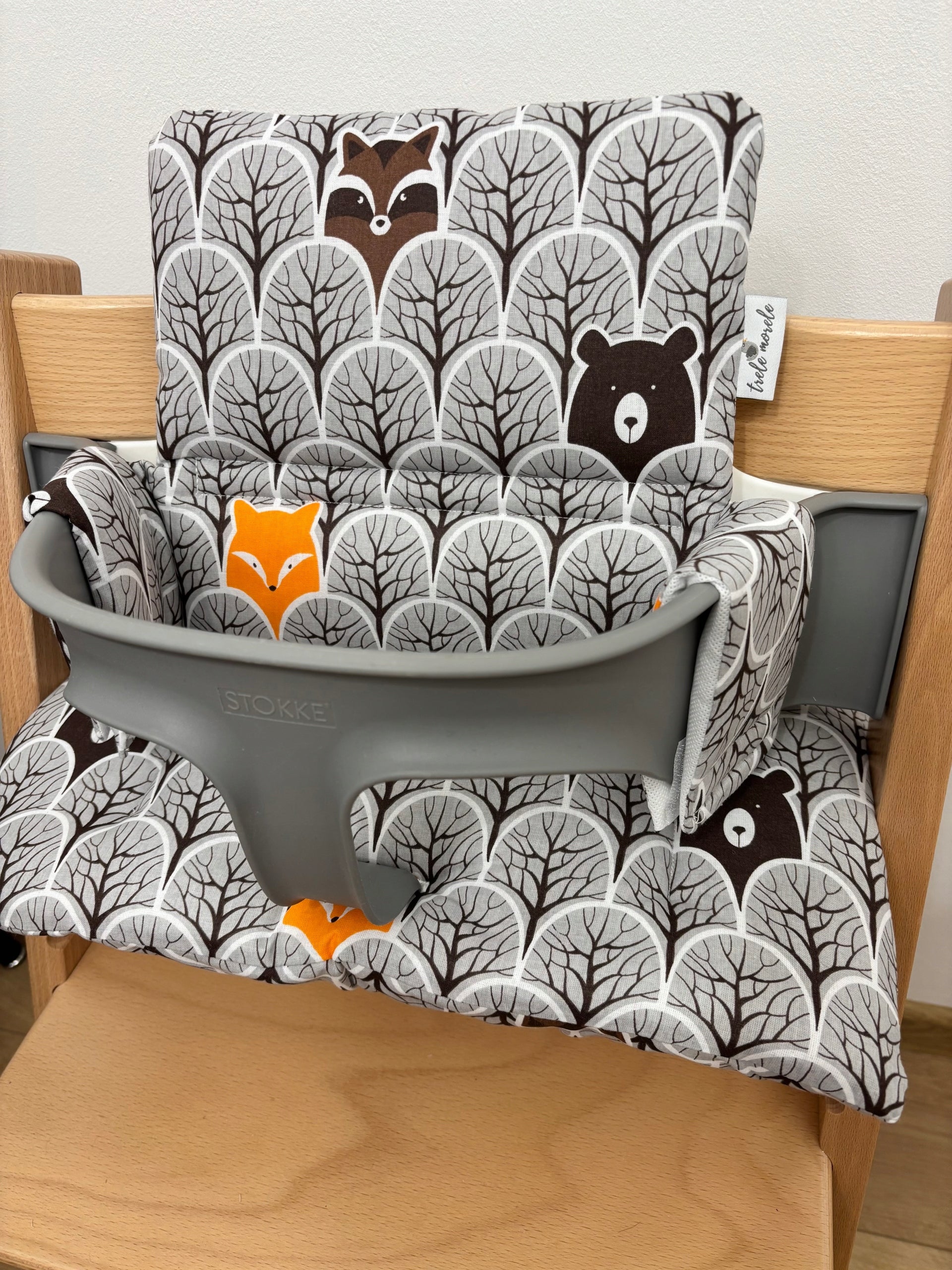 PROMOTION cotton pillows for Stokke Tripp Trapp 2in1 teddy bears fox raccoon Packaging status original