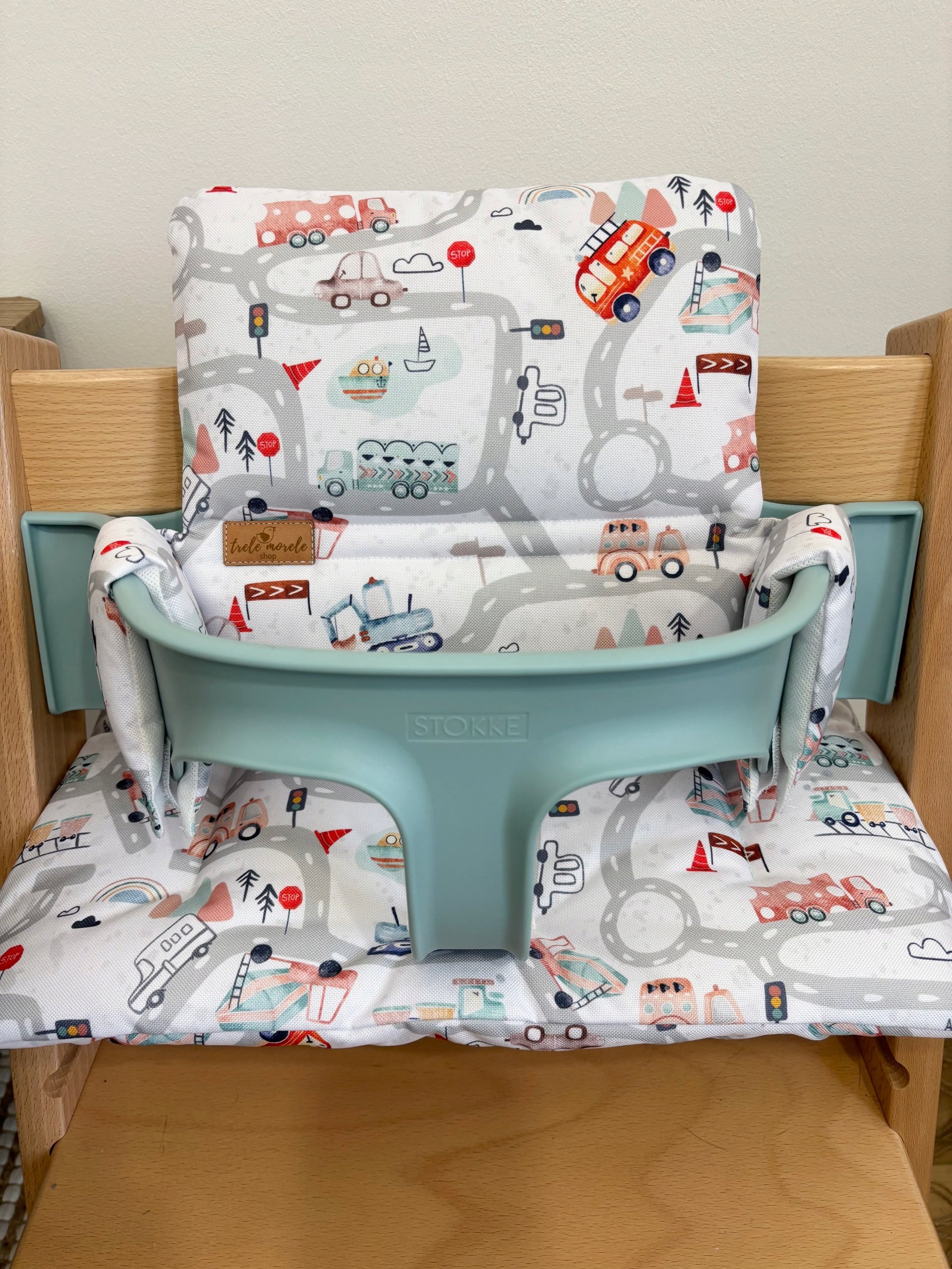 PROMOTION waterproof cushions for Stokke Tripp Trapp 2in1 vehicles on the road Packaging status original