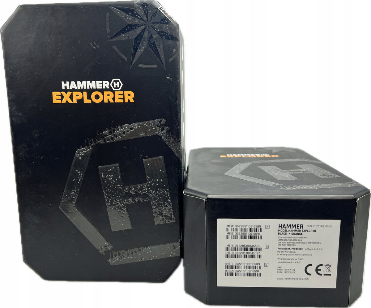 PROOF Hammer Explorer 3/32GB 4G LTE DS 5,7" IP69 LASER NFC
