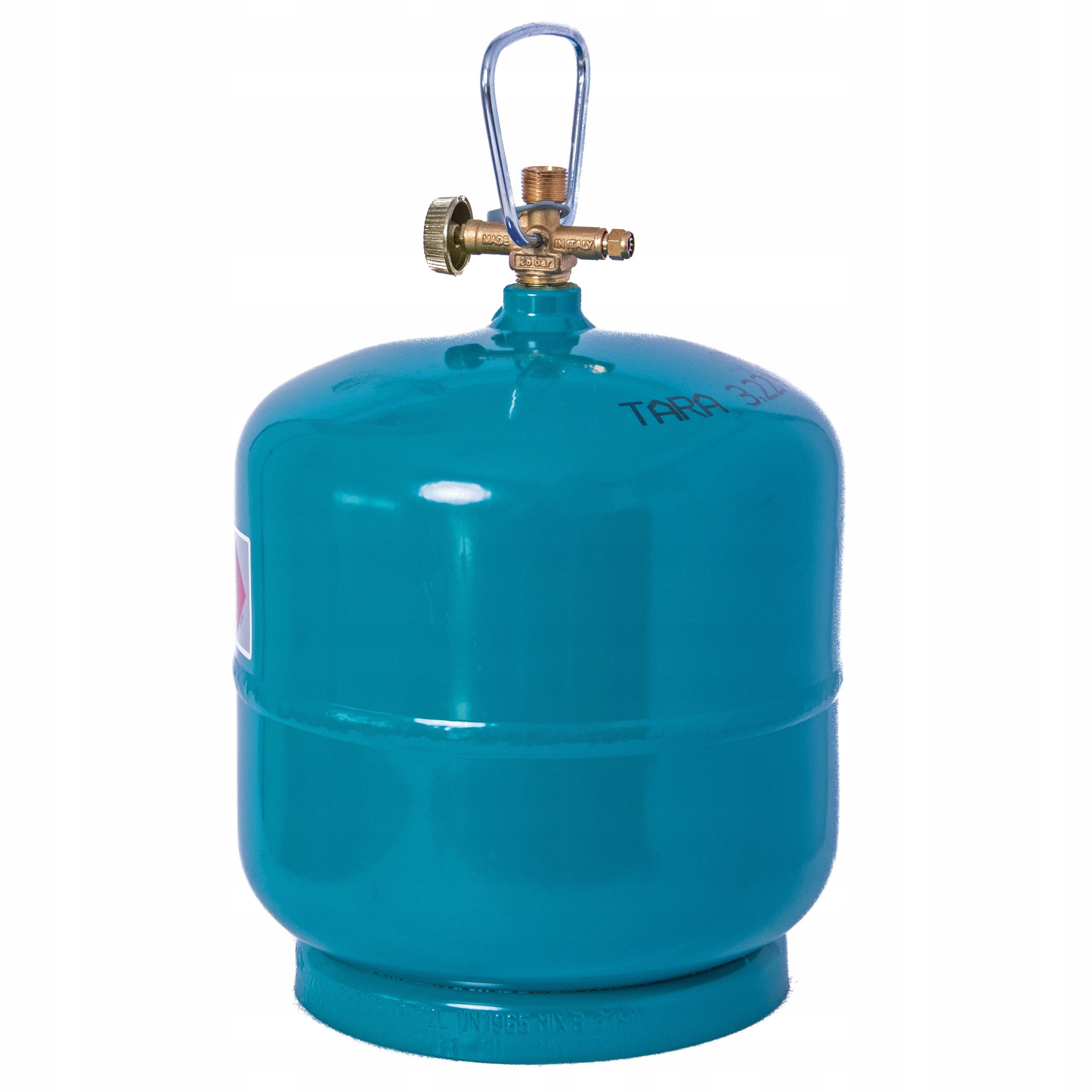 PROPANE-BUTANE GAS CYLINDER 3 KG 7,2L TOURIST