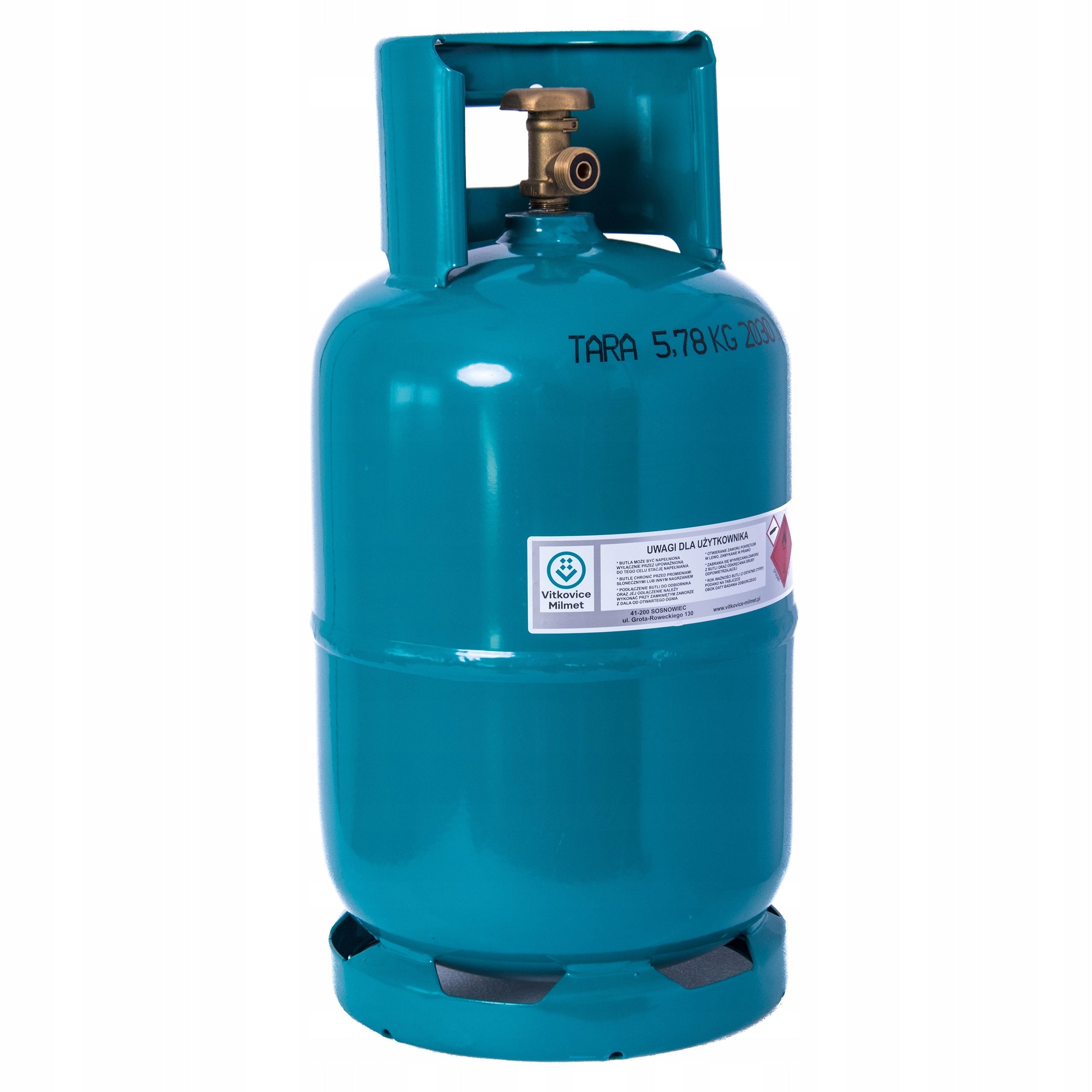 PROPANE-BUTANE GAS CYLINDER 5 KG 12,3L TOURIST