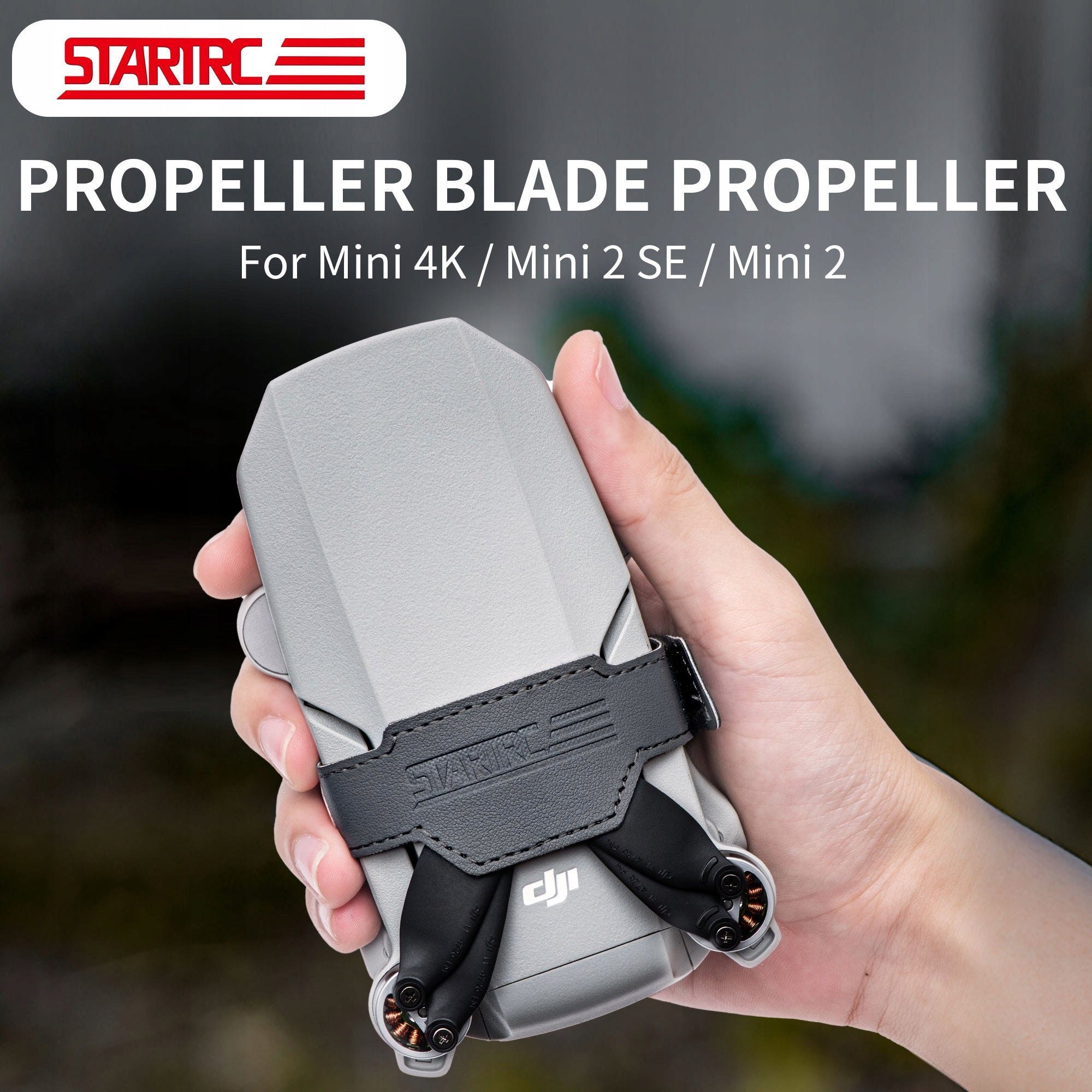 PROPELLER HOLDER FOR DJI MINI 4K/MINI 2 SE/MINI 2 PROPELLERS GUARD STRAP Batteries included no