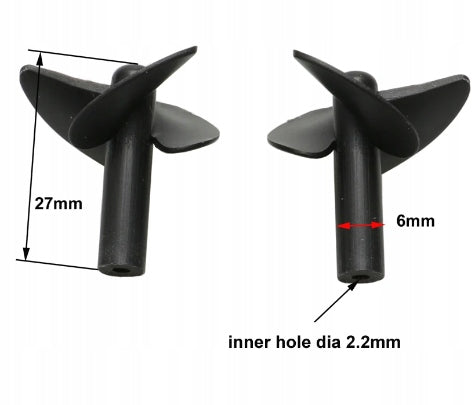 PROPELLER SCREWS FOR BAIT BOAT V700 V900 V010 V020 LEFT RIGHT 2pcs Model ŚRUBY