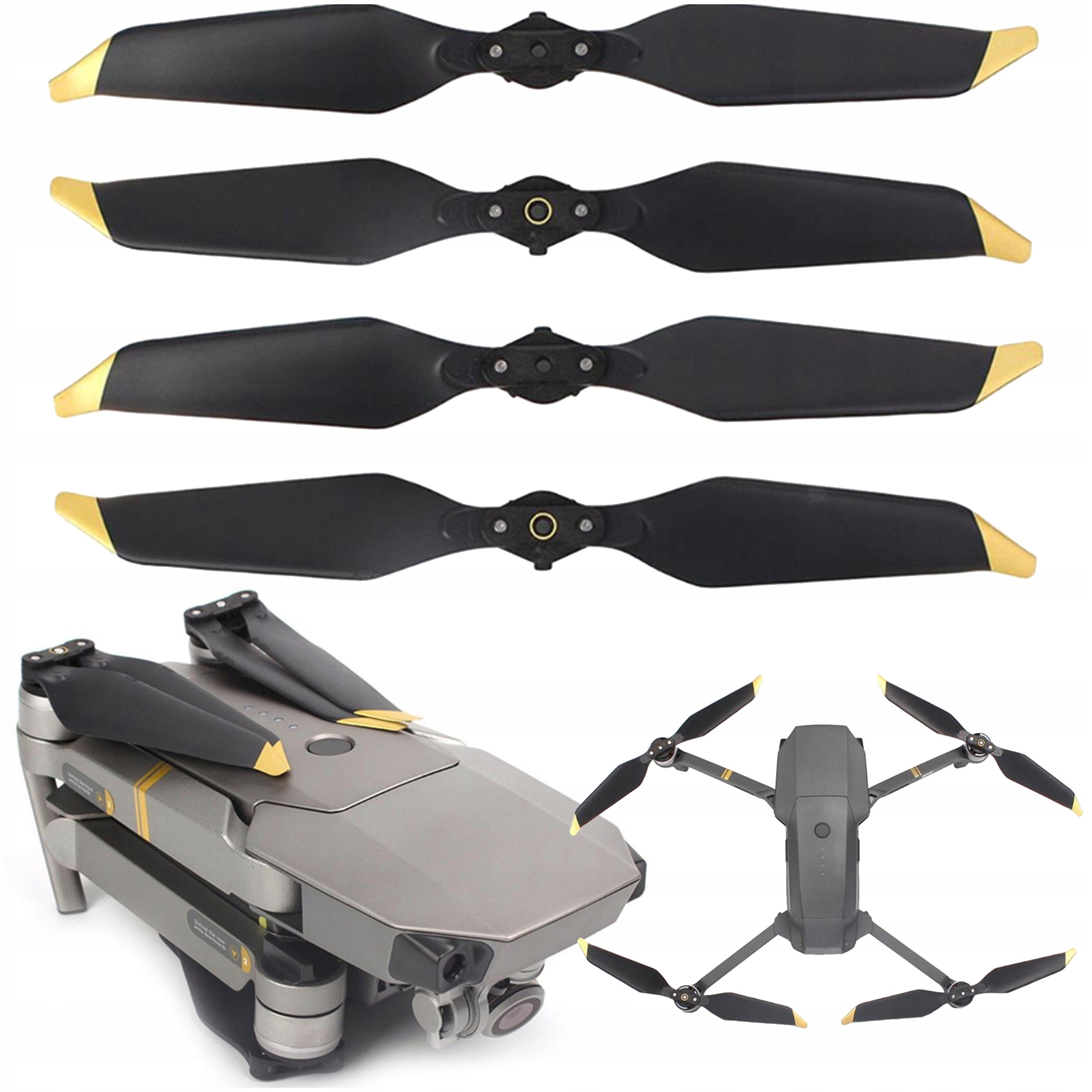 PROPELLER SET 8331 GOLD FOR DJI MAVIC PRO PLATINUM