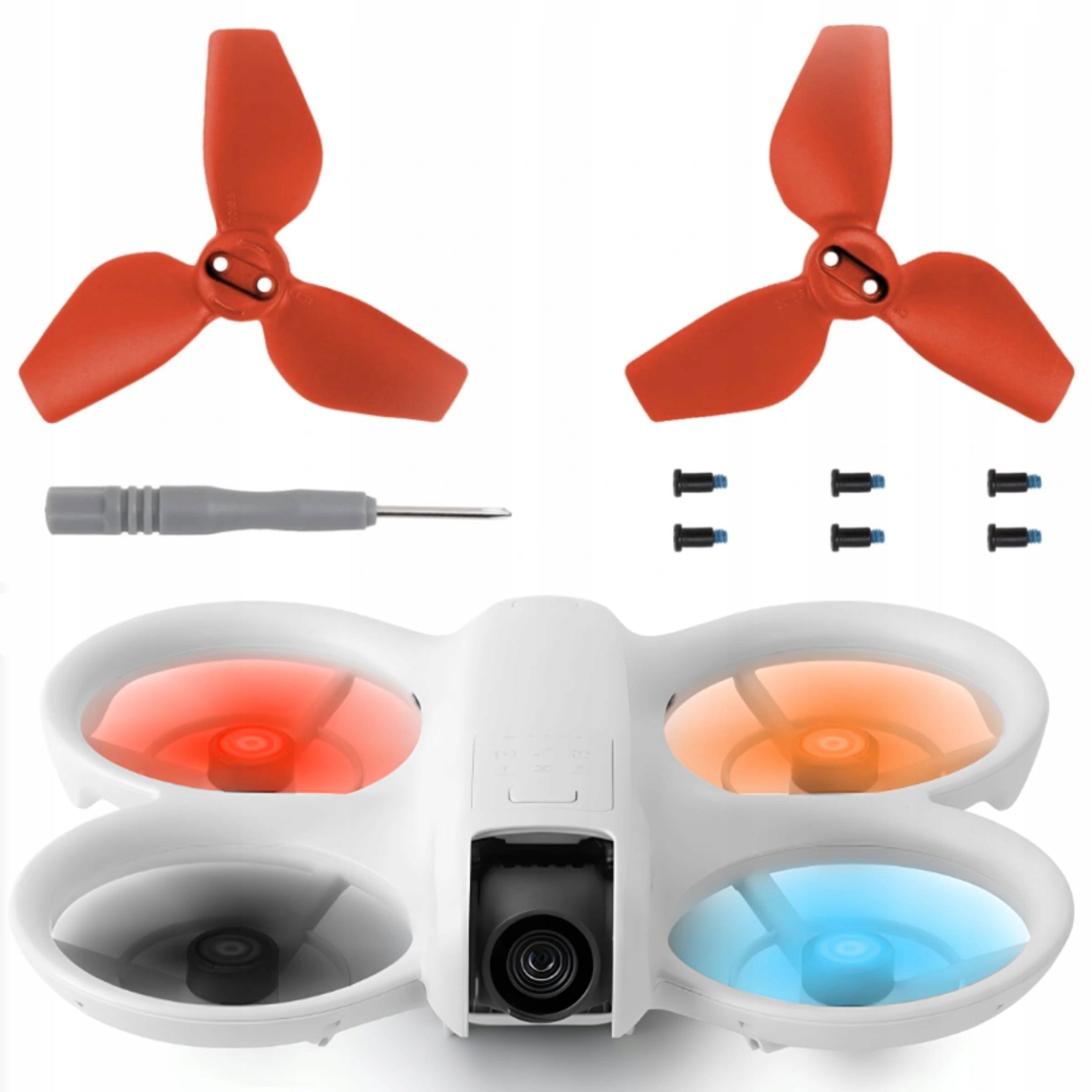 PROPELLERS FOR DJI NEO DRONE 2 PCS (1xCW+1xCCW) RED + SCREWS