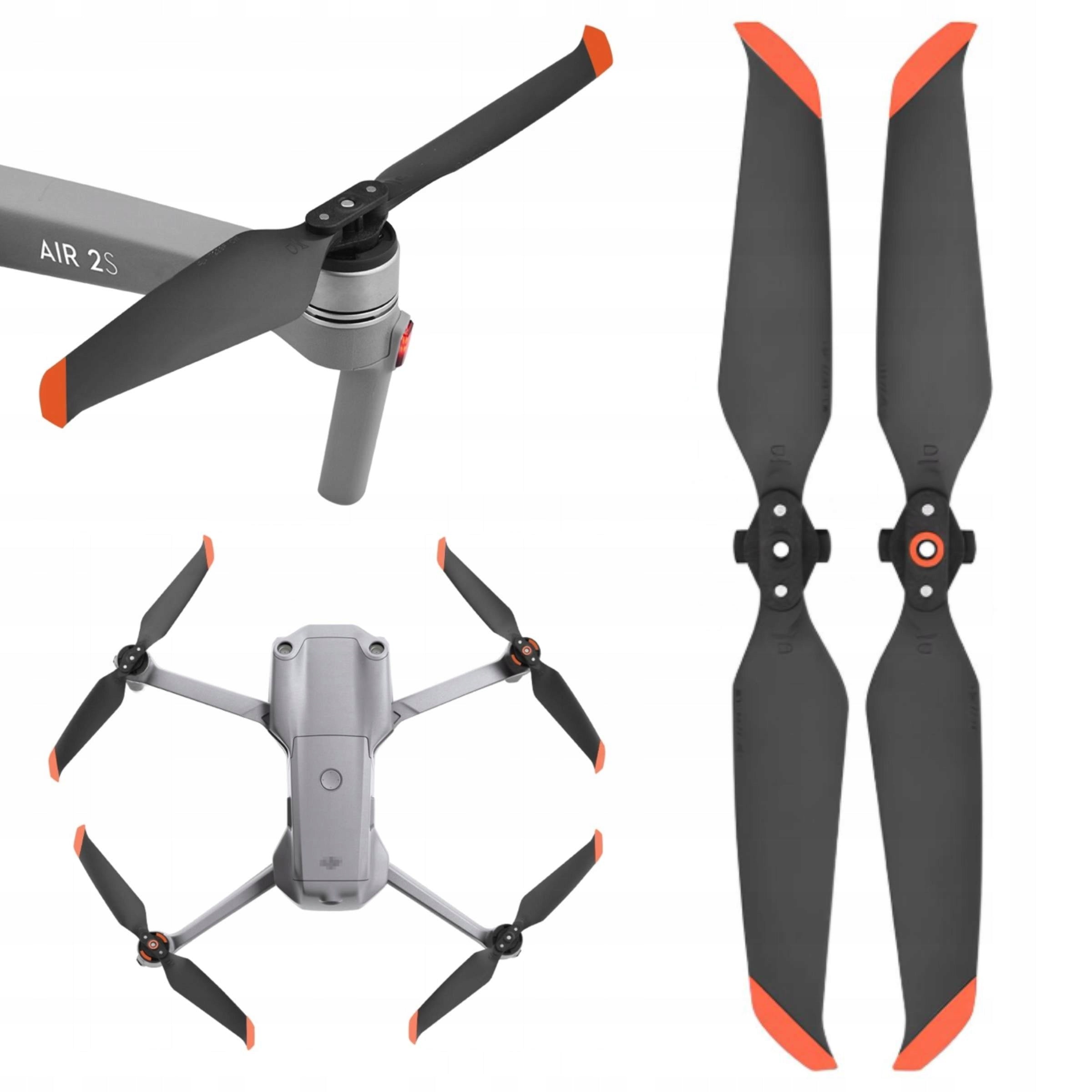 PROPELLERS FOR DRONE DJI MAVIC AIR 2 / 2S ORANGE 2PCS 7238F Packaging status original