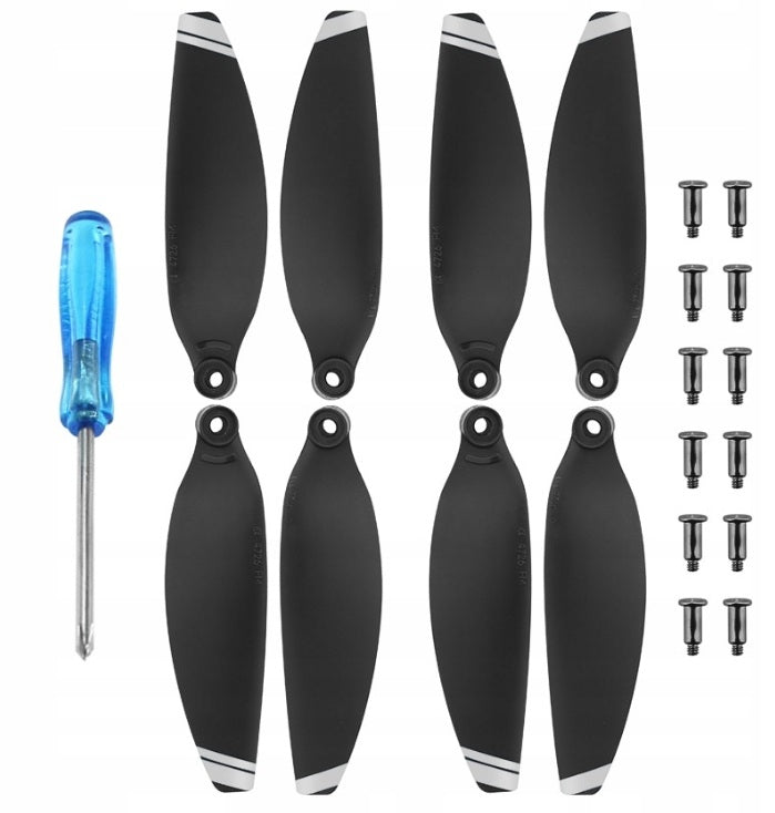 PROPELLERS FOR DRONE DJI MAVIC MINI - 8 PCS 4726F SILVER SET CW + CCW