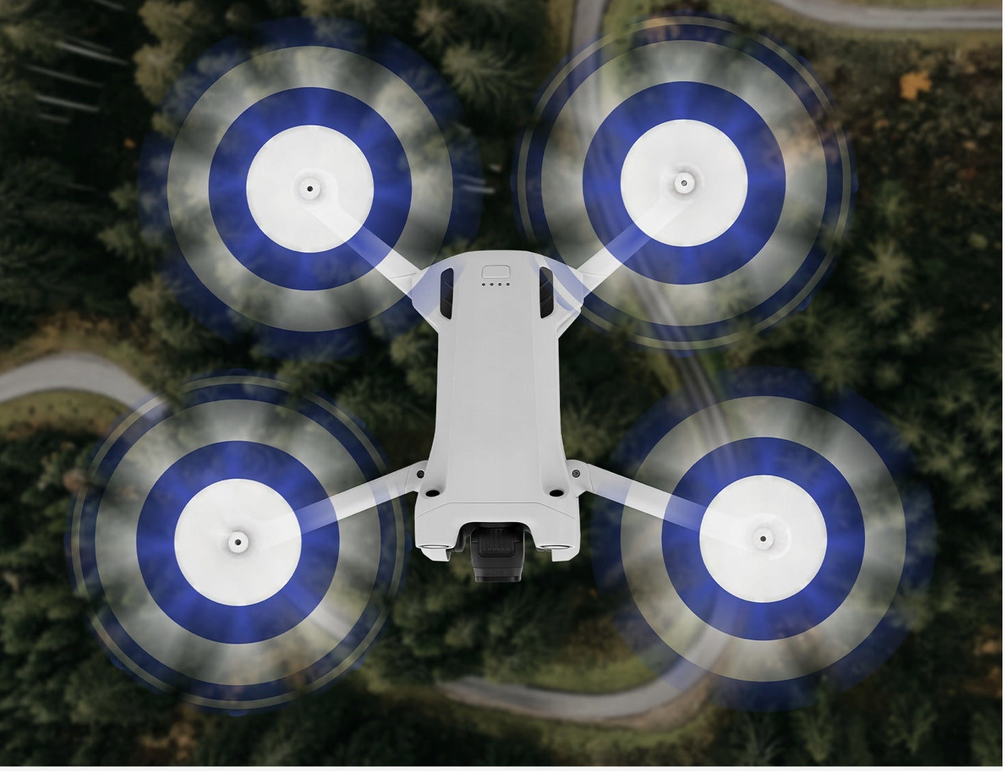 PROPELLERS FOR DRONE DJI MINI 3 PRO / 4 PRO - 8 PIECES 6030F BLUE Brand Sunnylife