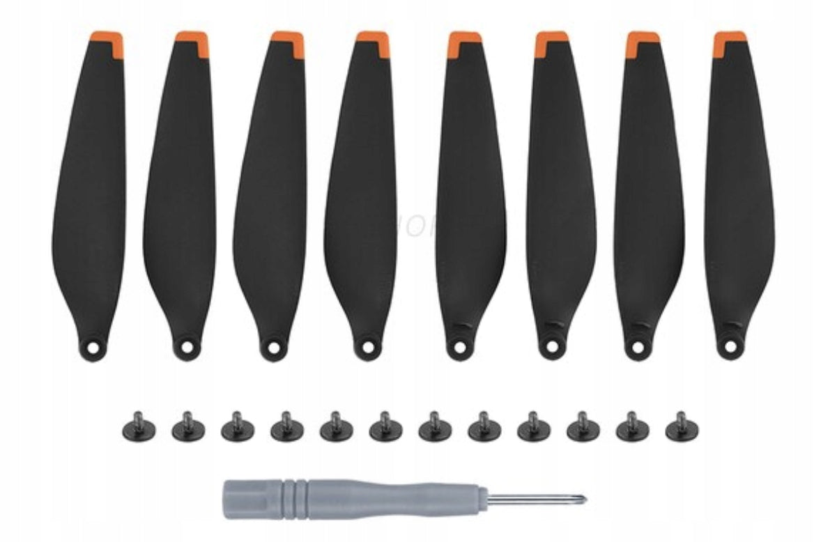 PROPELLERS FOR DRONE DJI MINI 3 PRO 8 PIECES - CODE 6030F Manufacturer code SKYKA - DJI MINI 3 PRO 6030F ORANGE