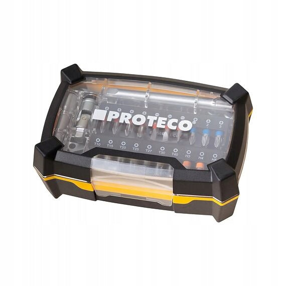 PROTECO sada bitů a hlavic 1/4" 38ks s ráčnou 43.SN-B06 Brand PROTECO