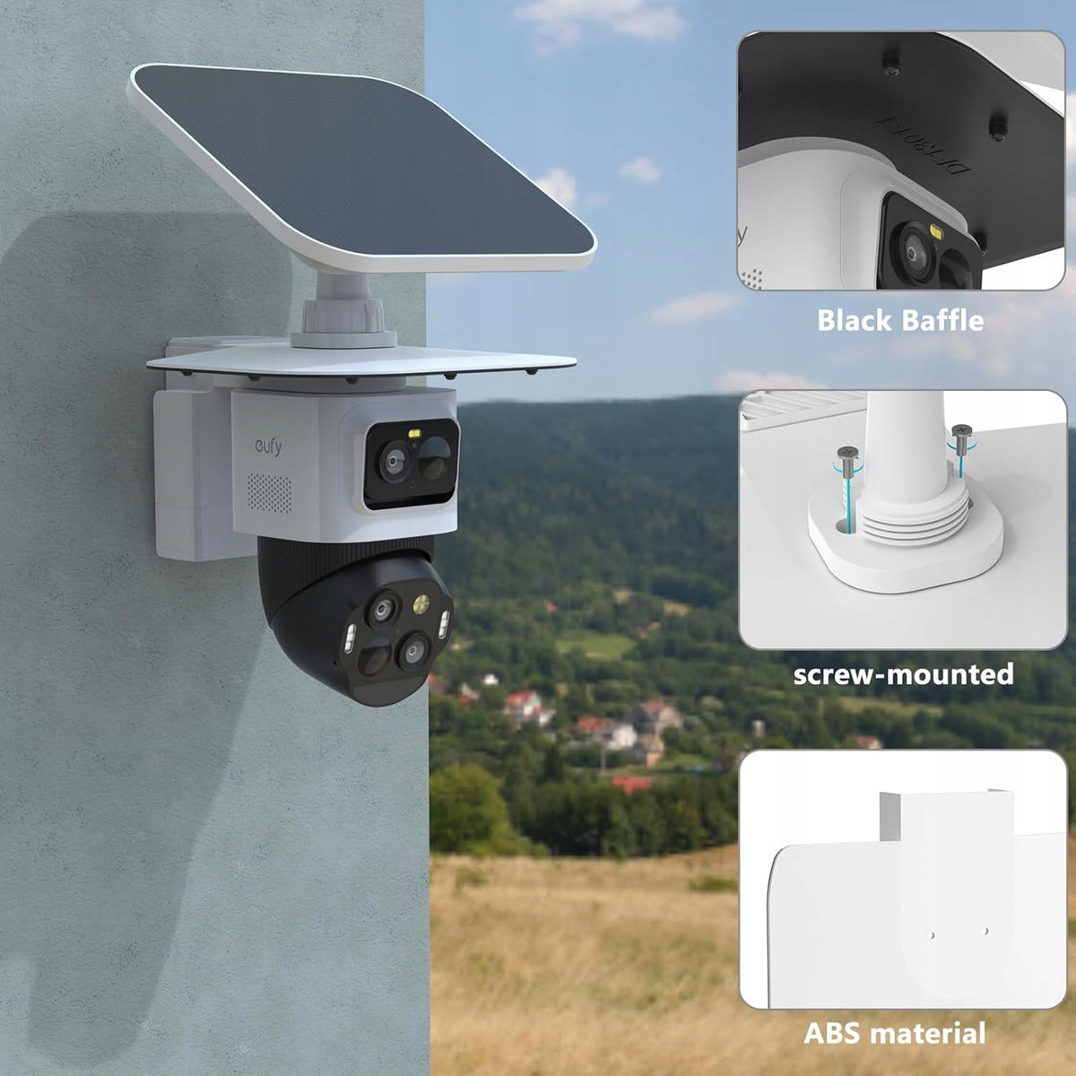 PROTECTED FOR OUTDOOR CAMERA WEATHER RESISTANT S4 ABS Brand Eufy
