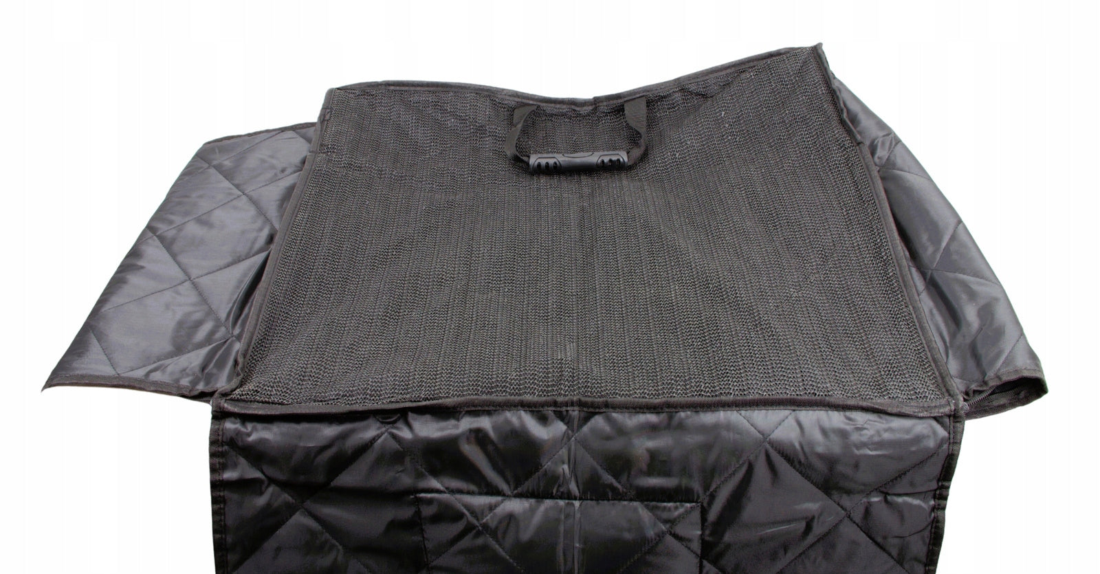 PROTECTIVE 2in1 CAR SEAT CAR TRANSPORTER for dog seat + belt Main material synthetic material