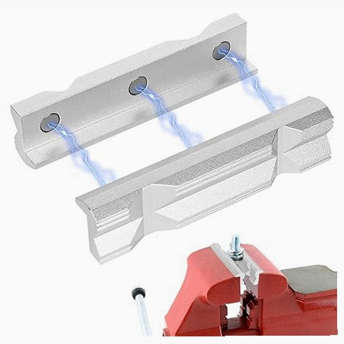 PROTECTIVE ALUMINUM JAWS FOR VICE 125MM WORKSHOP 2PCS METAL