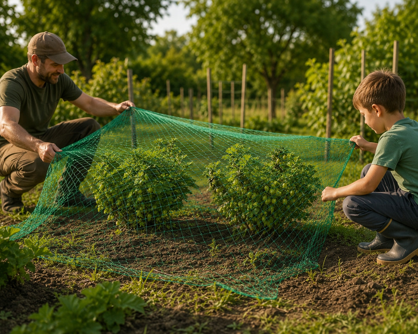 PROTECTIVE BIRD NET 4X6M STRONG AGAINST BIRDS PESTS FOR STARLINGS Packaging status original