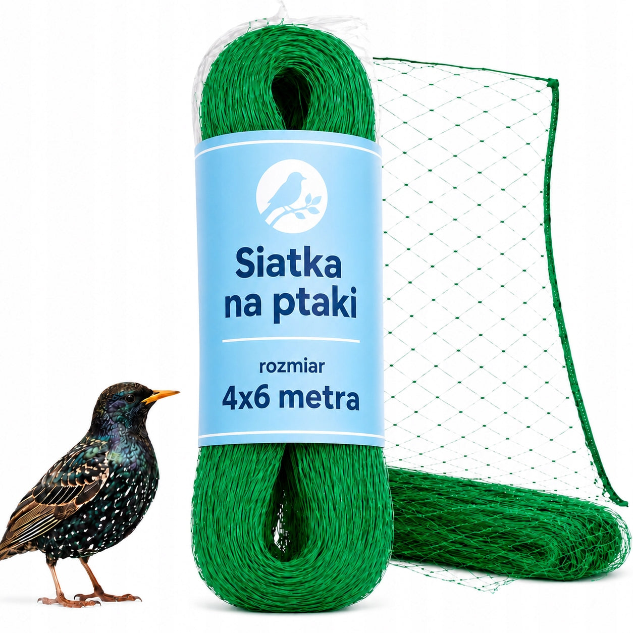 PROTECTIVE BIRD NET 4X6M STRONG AGAINST BIRDS PESTS FOR STARLINGS