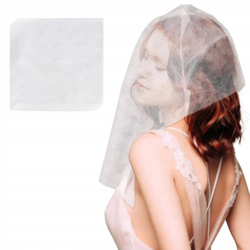 PROTECTIVE CAPS FOR MAKEUP BREATHABLE NONWOVEN FABRIC FOR WOMEN 100 PCS. Brand no brand