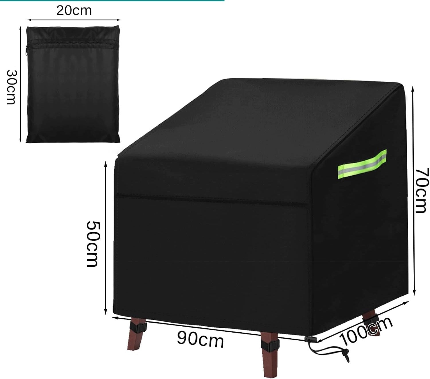 PROTECTIVE COVER FOR ARMCHAIR GARDEN FURNITURE WATERPROOF Manufacturer no brand