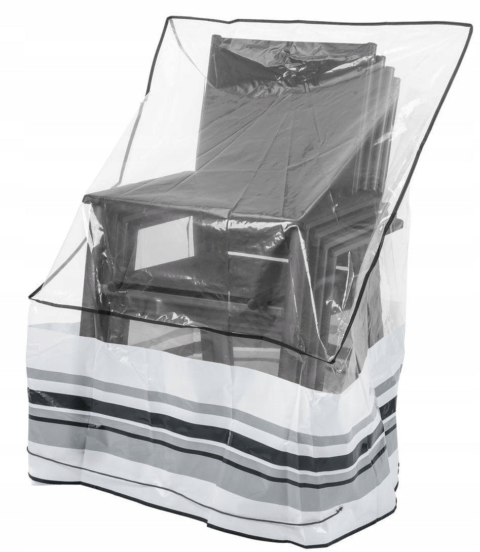 PROTECTIVE COVER FOR CHAIRS, transparent, dimensions: 91x63x43/119 cm (W x L x H)