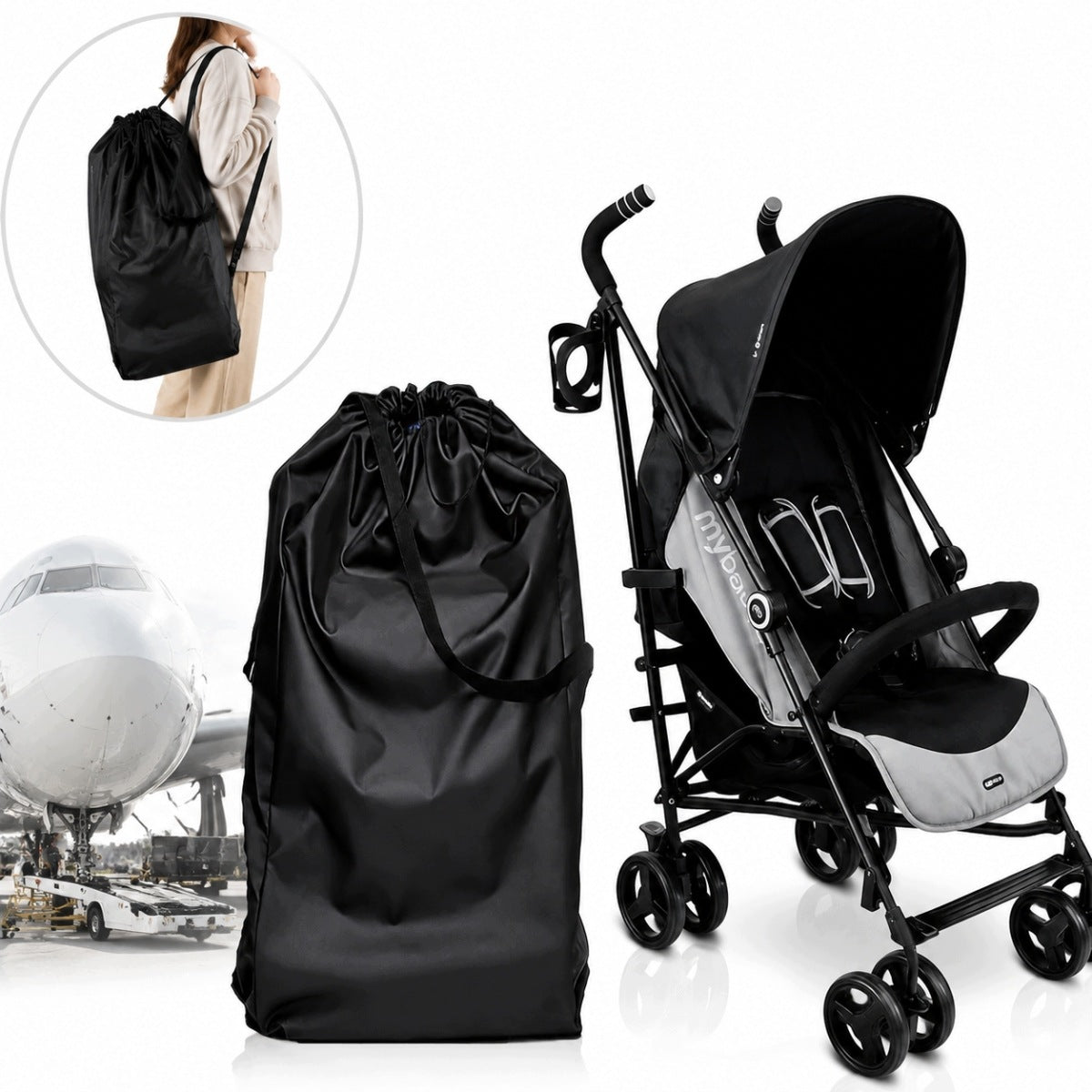 PROTECTIVE COVER FOR TROLLEY BAG FOR AIRPLANE CAR UNIVERSAL BAG