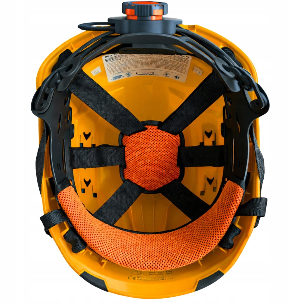 PROTECTIVE HELMET Construction Industrial Helmet ABS Yellow 4-Point Ventilation Brand Specto