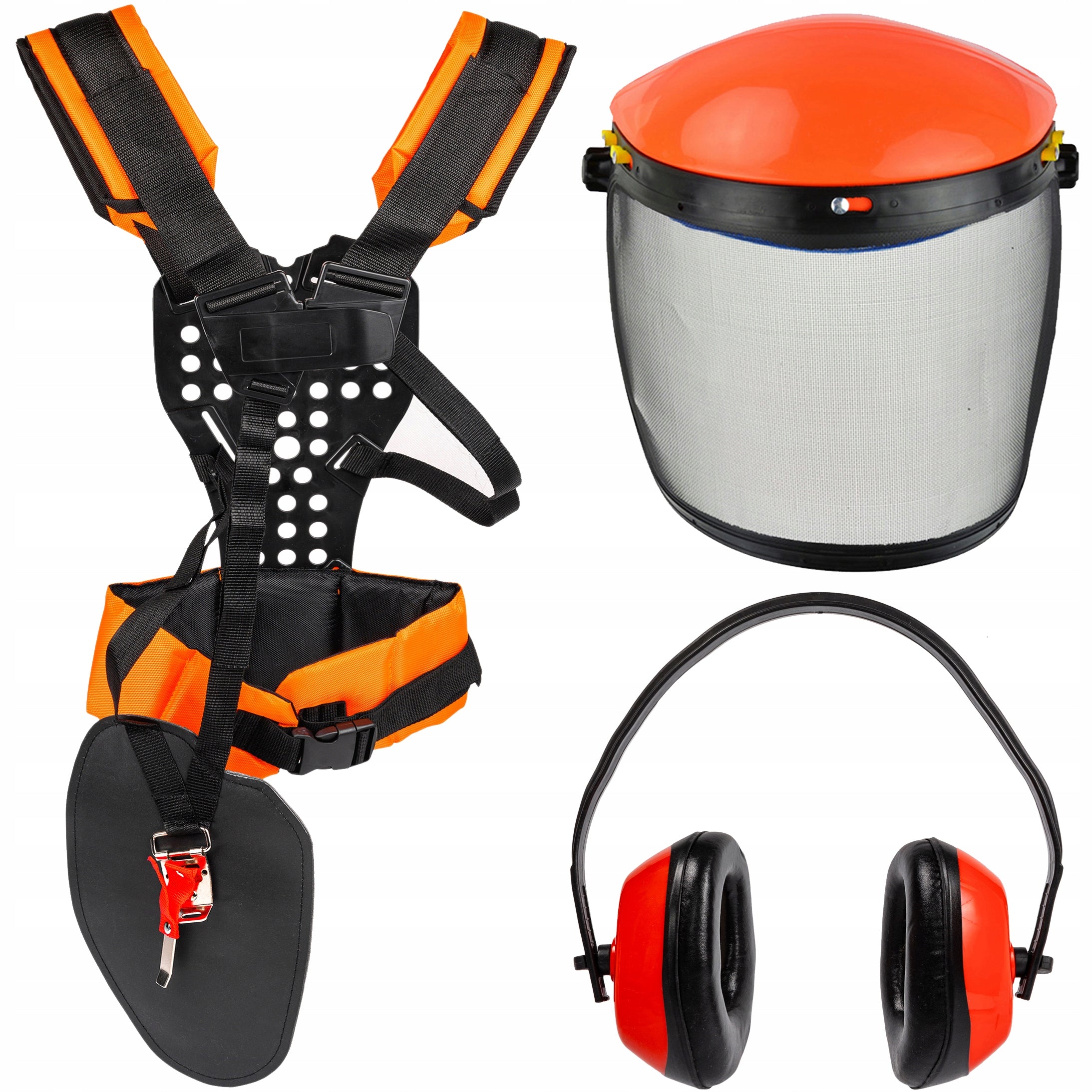 PROTECTIVE MASK EAR CUPS PROFESSIONAL SUSPENDERS FOR COMBUSTION MOWER